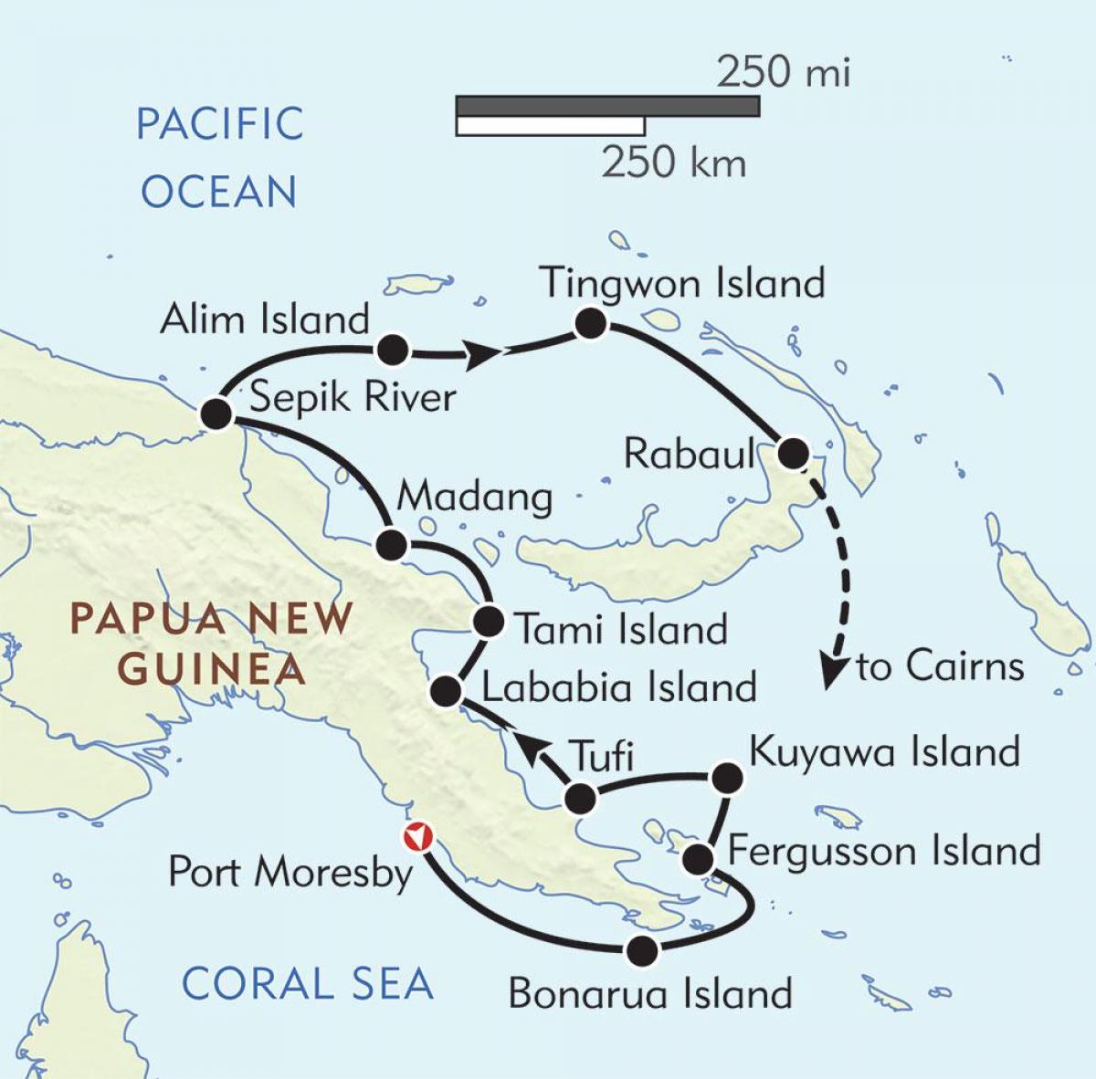mapa rabaul papua ginea berria