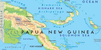 Mapa port moresby papua ginea berria